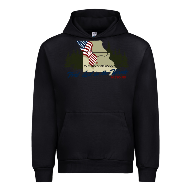 Fort Leonard Wood Fort Lost In The Woods Missouri Pullover Hoodie Urban Hoodie by linhVisuals | Teevron