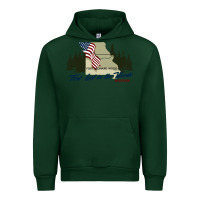 Forest Green fort leonard wood fort lost in the woods missouri pullover hoodie Urban Hoodie - linhVisuals