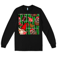 Black american football gnomes Long Sleeve Tee - BundleAndBundleShop