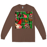 Chestnut american football gnomes Long Sleeve Tee - BundleAndBundleShop