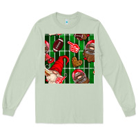 Matcha american football gnomes Long Sleeve Tee - BundleAndBundleShop