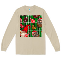 Mushroom american football gnomes Long Sleeve Tee - BundleAndBundleShop