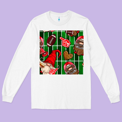 American Football Gnomes Long Sleeve Tee Designed By Bundleandbundleshop