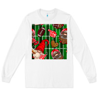 White american football gnomes Long Sleeve Tee - BundleAndBundleShop