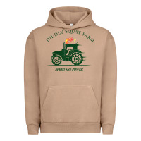 Pigment Burro diddly squat farm green, tractor tee for farmer t shirt Urban Hoodie - linhVisuals