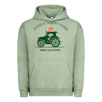 Pigment Oil Green diddly squat farm green, tractor tee for farmer t shirt Urban Hoodie - linhVisuals