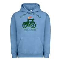 Pigment Pebble Blue diddly squat farm green, tractor tee for farmer t shirt Urban Hoodie - linhVisuals