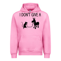 Fuchsia Pink i don't give a rats ass, funny, jokes, sarcastic sayings t shirt Urban Hoodie - linhVisuals