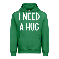 Emerald i need a hug, funny, joke, sarcastic, family t shirt Urban Hoodie - linhVisuals