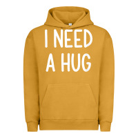 Pigment Peanut Butter i need a hug, funny, joke, sarcastic, family t shirt Urban Hoodie - linhVisuals