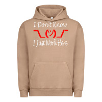 Pigment Burro i don't know i just work here     t shirt Urban Hoodie - linhVisuals