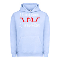 Pigment Grape Ice i don't know i just work here     t shirt Urban Hoodie - linhVisuals