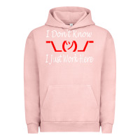 Pigment Salmon i don't know i just work here     t shirt Urban Hoodie - linhVisuals