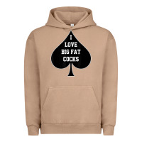Pigment Burro i love big fat cocks queen of spades t shirt Urban Hoodie - linhVisuals