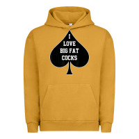 Pigment Peanut Butter i love big fat cocks queen of spades t shirt Urban Hoodie - linhVisuals