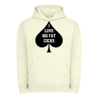Pigment Pistachio i love big fat cocks queen of spades t shirt Urban Hoodie - linhVisuals