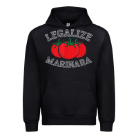 Black legalize marinara food gift tshirt Urban Hoodie - linhVisuals