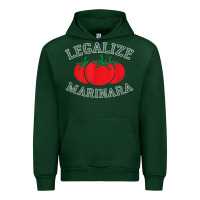 Forest Green legalize marinara food gift tshirt Urban Hoodie - linhVisuals