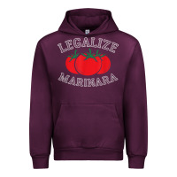 Mauve Wine legalize marinara food gift tshirt Urban Hoodie - linhVisuals