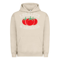 Pigment French Oak legalize marinara food gift tshirt Urban Hoodie - linhVisuals