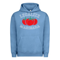 Pigment Pebble Blue legalize marinara food gift tshirt Urban Hoodie - linhVisuals