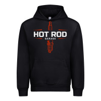 Black hot rod garage custom retro classic car spark plug t shirt Urban Hoodie - linhVisuals