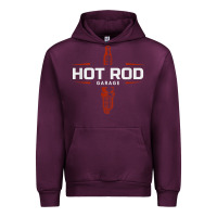 Mauve Wine hot rod garage custom retro classic car spark plug t shirt Urban Hoodie - linhVisuals
