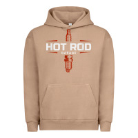 Pigment Burro hot rod garage custom retro classic car spark plug t shirt Urban Hoodie - linhVisuals