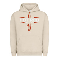 Pigment French Oak hot rod garage custom retro classic car spark plug t shirt Urban Hoodie - linhVisuals