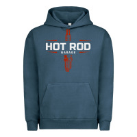 Pigment Midnight Navy hot rod garage custom retro classic car spark plug t shirt Urban Hoodie - linhVisuals