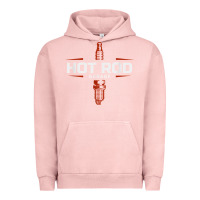 Pigment Salmon hot rod garage custom retro classic car spark plug t shirt Urban Hoodie - linhVisuals