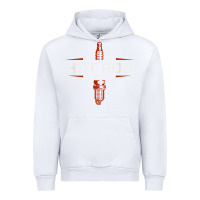 White hot rod garage custom retro classic car spark plug t shirt Urban Hoodie - linhVisuals