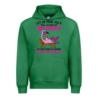 Emerald let me pour you a tall glass of get over it flamingo t shirt Urban Hoodie - linhVisuals