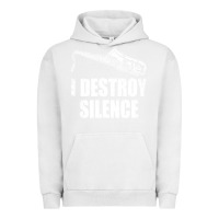 Pigment Lunar Rock Saxophone I Destroy Silence Saxophonist | For Musicians Urban Hoodie - linhVisuals