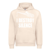 Sandshell Saxophone I Destroy Silence Saxophonist | For Musicians Urban Hoodie - linhVisuals
