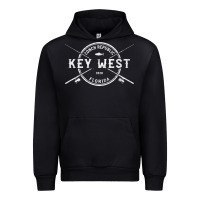 Key West Fl Vintage Crossed Fishing Rods T Shirt Urban Hoodie | Teevron