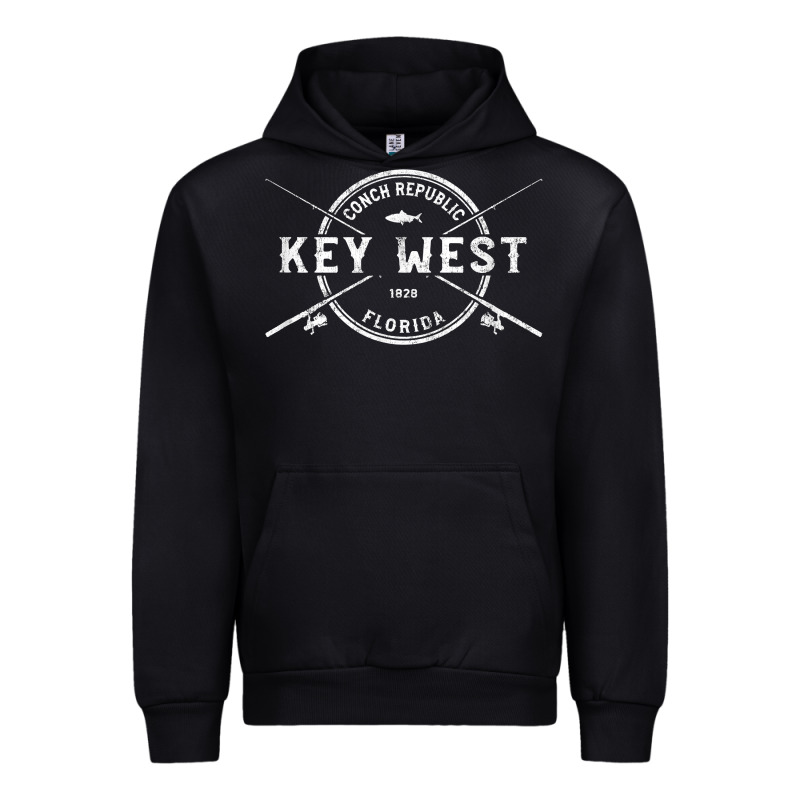 Key West Fl Vintage Crossed Fishing Rods T Shirt Urban Hoodie by linhVisuals | Teevron