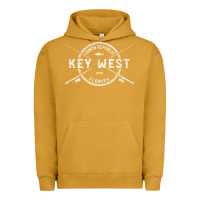 Pigment Peanut Butter key west fl vintage crossed fishing rods t shirt Urban Hoodie - linhVisuals