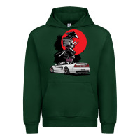 Forest Green jdm nsx car tuning japan samurai drift import pullover hoodie Urban Hoodie - linhVisuals