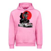 Fuchsia Pink jdm nsx car tuning japan samurai drift import pullover hoodie Urban Hoodie - linhVisuals