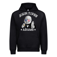 Black john tipsy adams president john quincy adams 4th of july t shirt Urban Hoodie - linhVisuals