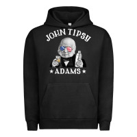 Pigment Black john tipsy adams president john quincy adams 4th of july t shirt Urban Hoodie - linhVisuals
