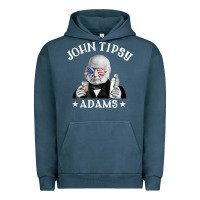 Pigment Midnight Navy john tipsy adams president john quincy adams 4th of july t shirt Urban Hoodie - linhVisuals