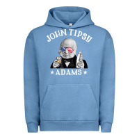 Pigment Pebble Blue john tipsy adams president john quincy adams 4th of july t shirt Urban Hoodie - linhVisuals