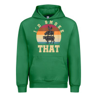 Emerald id smoke that funny smoked pork meat lover bbq gift barbecue t shirt Urban Hoodie - linhVisuals