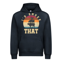 Navy id smoke that funny smoked pork meat lover bbq gift barbecue t shirt Urban Hoodie - linhVisuals