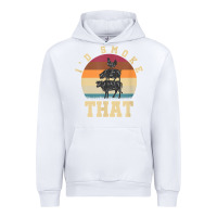 White id smoke that funny smoked pork meat lover bbq gift barbecue t shirt Urban Hoodie - linhVisuals