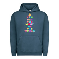 Pigment Midnight Navy light of the world godspell inspired musical theater t shirt Urban Hoodie - linhVisuals