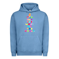 Pigment Pebble Blue light of the world godspell inspired musical theater t shirt Urban Hoodie - linhVisuals