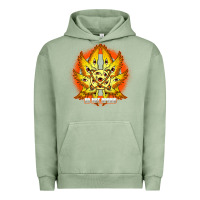 Pigment Oil Green biblically accurate angel meme ophanim be not afraid t shirt Urban Hoodie - linhVisuals